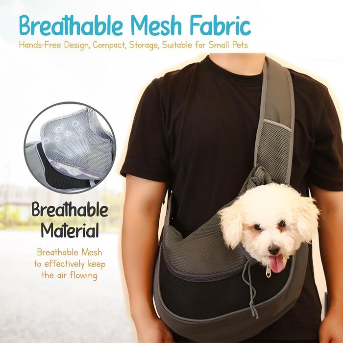 Сумка-переноска для собак і котів, чорна. Ідеальна для прогулянок та активностей на свіжому повітрі. Регульоване плече.