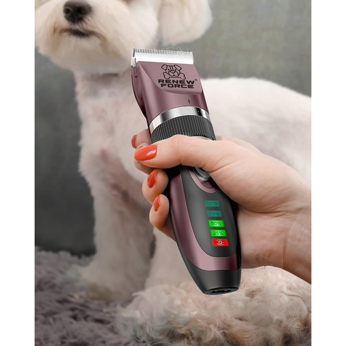 Професійна потужна та тиха машинка для стрижки собак, котів та інших домашніх тварин