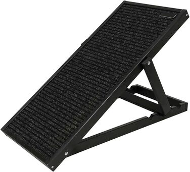 Рампа для собак і котів, пандус для собак, регульована авторампа з дерева, чорного кольору