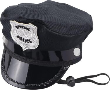 Костюм поліцейського для домашніх тварин Yewong: комплект аксесуарів для собак та котів (м'язка шапка, значок, сонцезахисні окуляри)