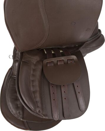 Сідло Covalliero Sattelset для Haflinger, коричневе, 17,5 дюймів: комфорт та хороша посадка