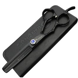 Професійні перукарські ножиці для стрижки лівші, 6 дюймів, 440C, розріджувальні ножиці