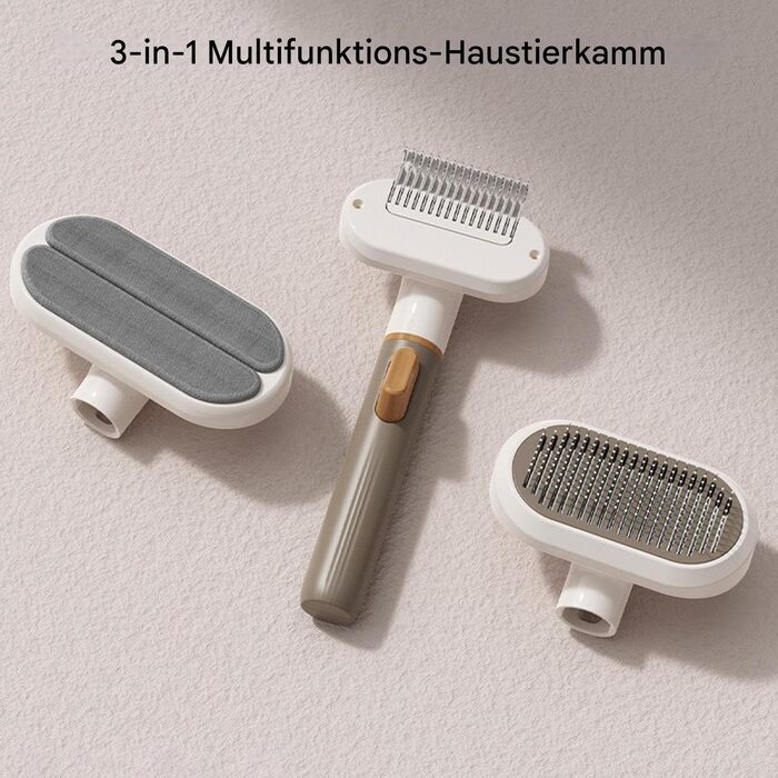 Щітка для грумінгу собак | Гребінець проти ковзання | Щітка для видалення шерсті для собак - для миття короткошерстих та довгошерстих собак, видалення підшерстка вдома, в квартирі, офісі, гуртожитку, на меблі