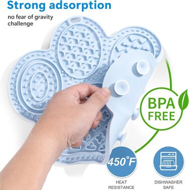 Легкі килимки для собак та котів Li&Zhao – 2 шт. Антистрес, повільне годування, для йогурту та корму