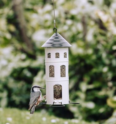 Годівниця для птахів Wildlife Garden WG340, комбінована, біла, метал