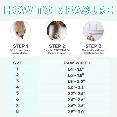 Водонепроникні чоботи для собак - захист від спеки та ковзання, сірий колір, розмір 8 (ширина 7,6 см)