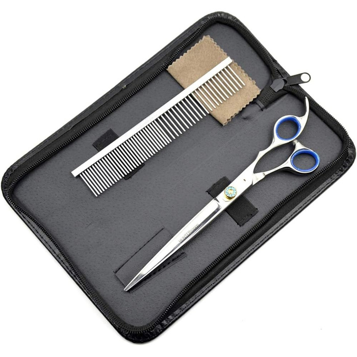 Професійні ножиці для грумінгу тварин JP 440C з нержавіючої сталі, регульовані, з антиковзким покриттям, 8 дюймів