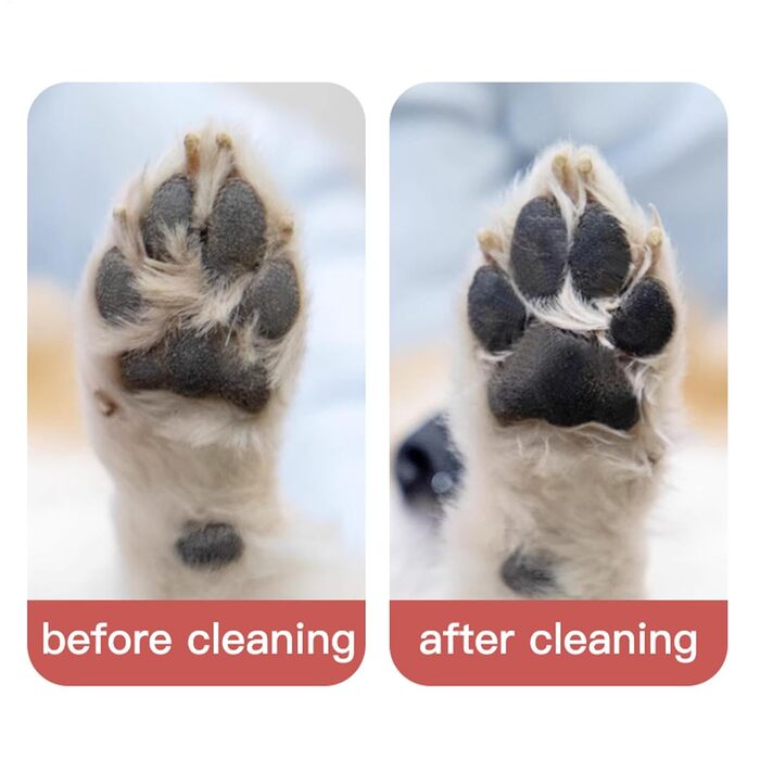 Електричний мийник лап для собак Acunny – USB зарядка, білий/рожевий (блакитний)