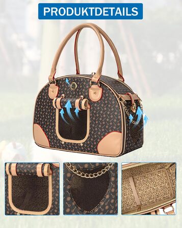 Сумка для собак OUUTMEE, 42 x 18 x 31 см, до 4 кг, для подорожей, переноска для маленьких собак та котів