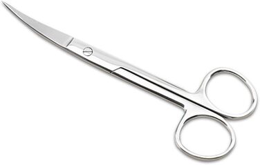 Ножиці для грумінгу тварин з нержавіючої сталі, 2 шт. (пряма та вигнута насадки)
