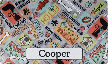 Підкладка під миску для собак та котів Drymate, сіра, 30,5 x 50,8 см (12' x 20')