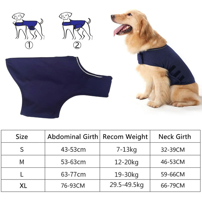 Заспокійлива жилетка для собак Anti-Angst від стресу, XL, темно-сірий