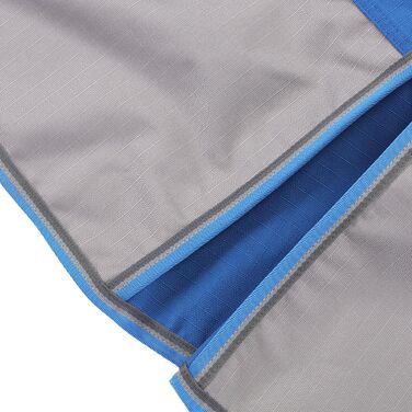 Водонепроникна дощовик-попона для коней 1200D, дихаюча легка накидка без наповнювача (0г), чорно-червона, 165 см