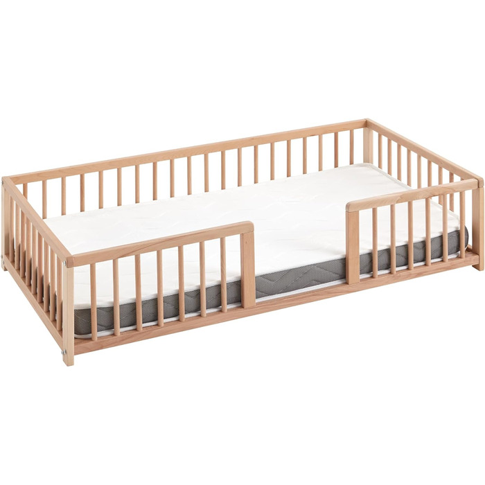 Лягушка для собак CoolDreams, велика, піднята, з бука, біла (натуральний колір)