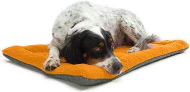 М'яка підстилка для собак та котів з мікроплюшу, червона, розмір L (89x56x4 см)