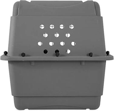 Переноска для собак Petmate Sky Kennel 28 сіра, 71×52×54 см, пластикова