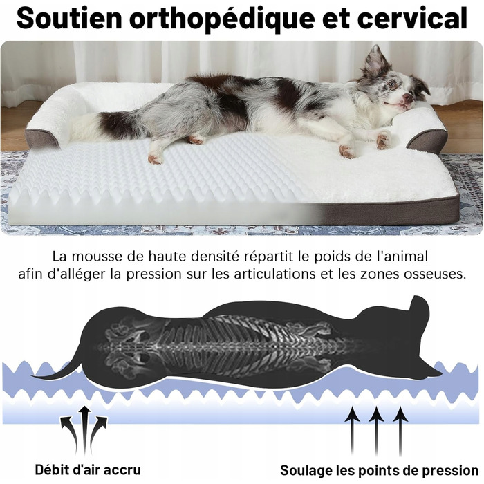 COMSLE Ліжко для собак, внутрішнє, середній розмір