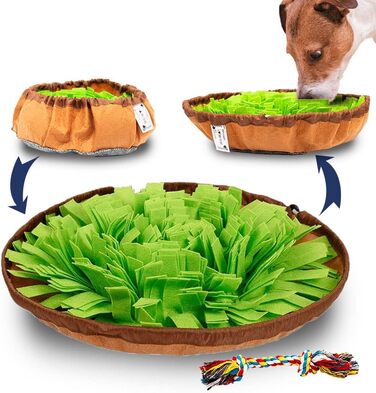 Schnüffelmatte для собак Jeypets з іграшкою-шнурком. Розвиває навички пошуку їжі. Чудовий подарунок на день народження вашого улюбленця.