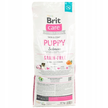 Корм для цуценят BRIT Puppy з лососем, 12 кг