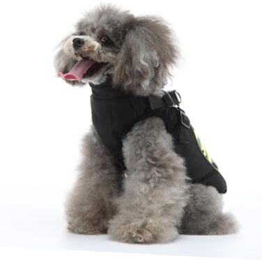 Зносостійкий одяг для цуценят з нагрудником та ремінцем на спину. Дихаючий костюм для собак з легкого матеріалу для маленьких собак. Портативний теплий одяг для собак на особливі випадки