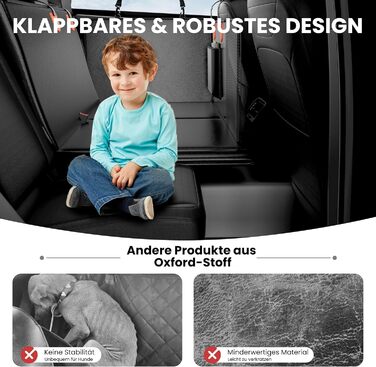 Авточохол на сидіння для собак HiPetpy, 7-шарова захисна накидка з PU-шкіри, водовідштовхувальний, для собак, вантажопідйомність 204 кг, оранжевий