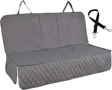 Авточохол на сидіння для собак з віконцем та боковою клапаною, водовідштовхуючий та нековзний, для автомобілів, вантажівок та SUV (144 см x 129 см)