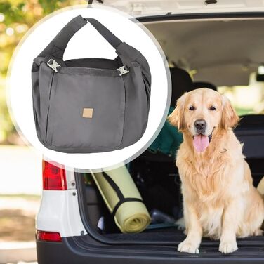 Сумка-переноска для собак – стильна сумочка з дихаючої тканини, регульований ремінь, зручна підставка, великий об'єм, м'яка підтримка | Для прогулянок