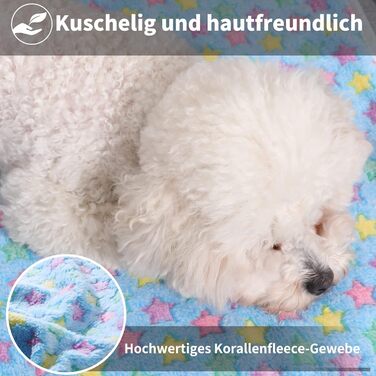 М'яка ковдра для собак та котів Demigeat, 3 шт. - тепла та зручна ковдра для лежанки, переноски, подорожей. Підходить для маленьких та середніх тварин.