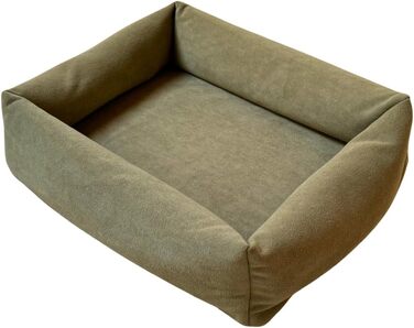 Преміум ліжко для котів - Комфорт та стиль з Magic Velvet, тканина з сертифікатом Ökotex 100, стійке до пошкоджень та легко чиститься (зелене)