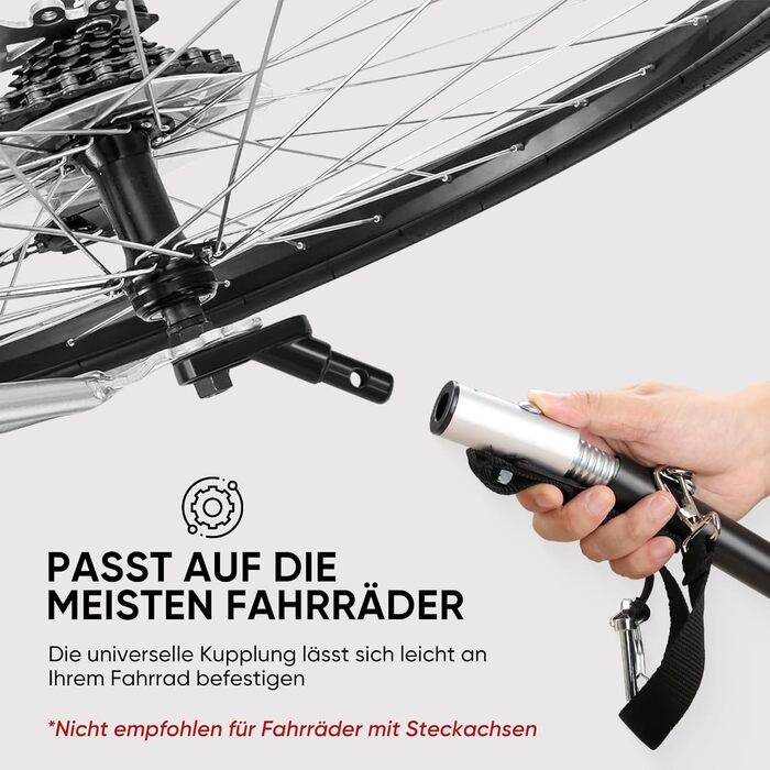 Дитячий велопричіп 2в1 з функцією коляски та бігуна, амортизація, регульована ручка-штовхач та гальма, для 1-2 дітей, до 40 кг, чорний