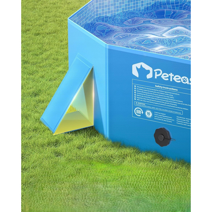 Басейн для собак із бічною підтримкою Peteast