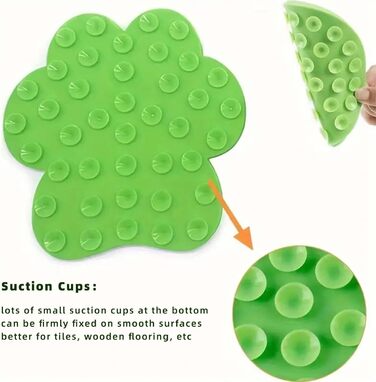 Силіконова килимок-іграшка для собак, антиковзкий, для зменшення тривоги та повільного годування (Блакитний)