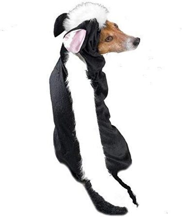 Костюм для собак Casual Canine Lil' Stinker, розмір S (до 30.5 см), чорний/білий