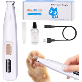 Триммер для стрижки котів та собак PawTrim Pro з LED-підсвічуванням, тихий, перезаряджуваний, вологостійкий