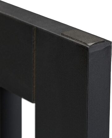 Захисне ворота для собак Relaxdays, розкладне, 60 x 153 см, чорний, MDF