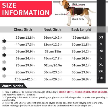 Водонепроникний зимовий одяг для собак, тепла куртка для собак з отвором для шлейки, для малих, середніх та великих собак, з відбиваючими смугами та блискавкою - чорний, XS