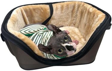 Транспортна сумка для собак і котів One for Pets Deluxe Cozy, розмір S, червона