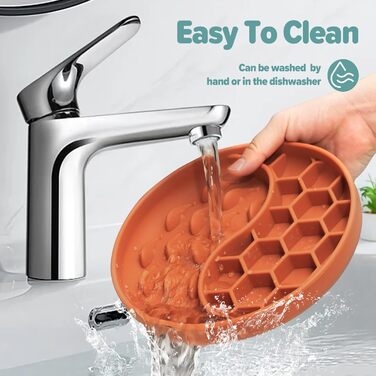 Повільний годівник для собак, силіконовий набір з присосками, антиковзаюча миска, уповільнює швидкість їжі, зменшує тривогу та додає задоволення (Світло-зелений), (Оранжево-червоний візерунок 'Сонце' )