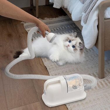 Електричний набір для догляду за домашніми тваринами 350W з потужністю всмоктування 11800Pa, тиха машинка для стрижки собак, набір інструментів для грумінгу, машинка для стрижки шерсті собак, котів та інших тварин з контейнером для сміття