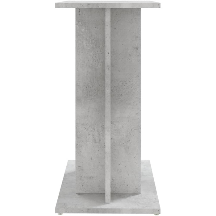 vidaXL підставка для акваріума, бетонно-сіра, 60x30x60 см, ДСП
