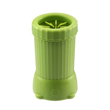 Автоматична мийка лап для собак, автоматичний очищувач лап | USB-перезаряджувана портативна машина для миття лап, інструмент для миття лап котів та собак Buddy Muddy, зелена