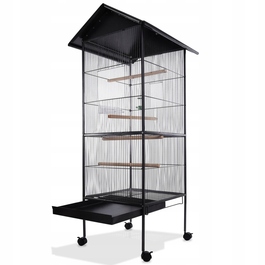 Клітка Wideshop 52 x 52 x 157 см, чорна