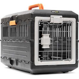 Mirapet США переноска для котів і собак 55,9 см, складана, жорсткий пластик, 360° вентиляція, для дому та вулиці