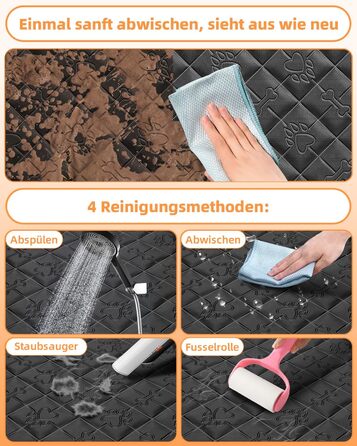 Накладка на сидіння автомобіля для собак, 100% водонепроникна, захист від подряпин, універсальна, з боковими захистами та віконцем для собаки