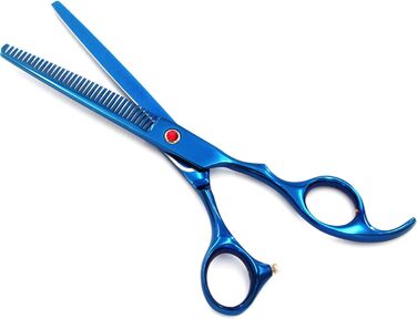 Професійний набір ножиць для грумінгу собак та котів, нержавіюча сталь, прямі, розріджуючі та вигнуті ножиці, гребінець, етиуль