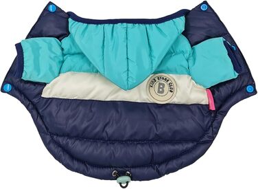 Зимовий одяг для собак GIBZ: теплий водонепроникний зимовий одяг з капюшоном для маленьких собак, XL, помаранчевий