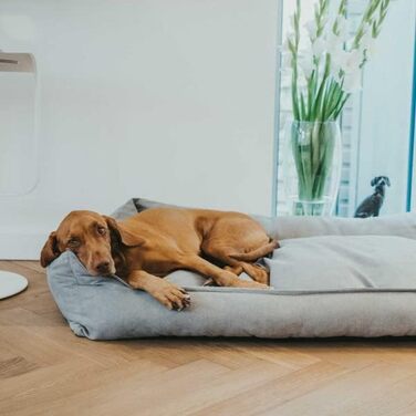 Подушка для собак Hunter Eiby, сіра, велика (L), легко чиститься, технологія Easy Clean