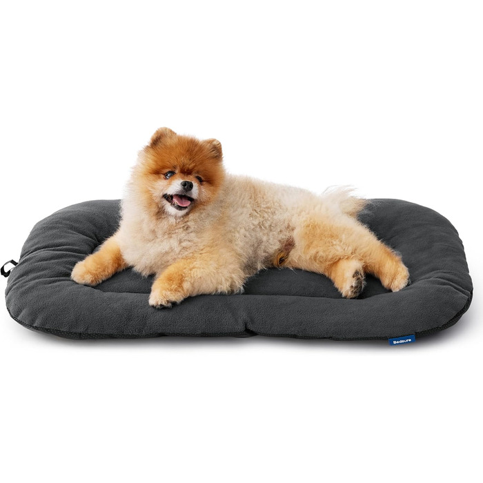 Килимок для собак BEDSURE: м'який та зручний лежак для великих собак, 89x56 см, антиковзаюча підкладка, темно-сірий