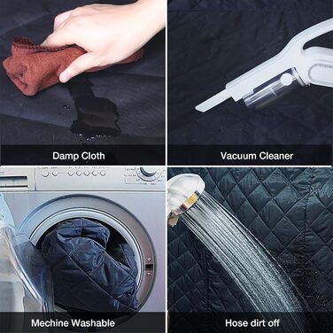 Водонепроникний чохол на сидіння для собак iBuddy, 900D, для пікапів F150 F250 XL, чорний