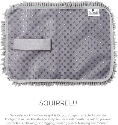 Килимок-заспокійник для собак Pet Parents® Forager® Matten з м'яким носиком та неслизьким покриттям. Повільний годівник для собак великих та малих порід (48,3 см)